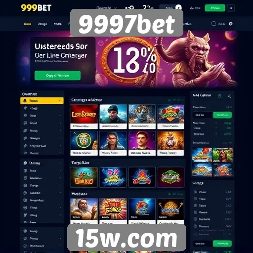 Interface e usabilidade do site 9997bet